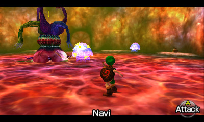 Using the boomerang to destroy a jellyfish in phase two while fighting Barinade
